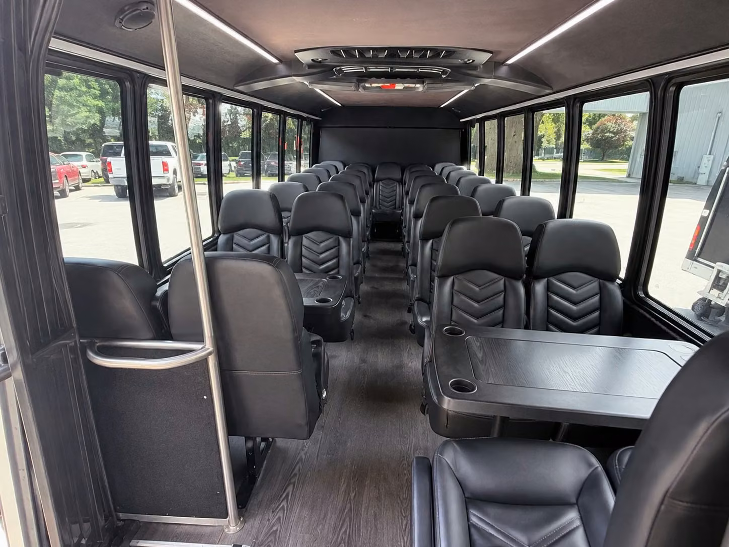 15 passenger minibus inside