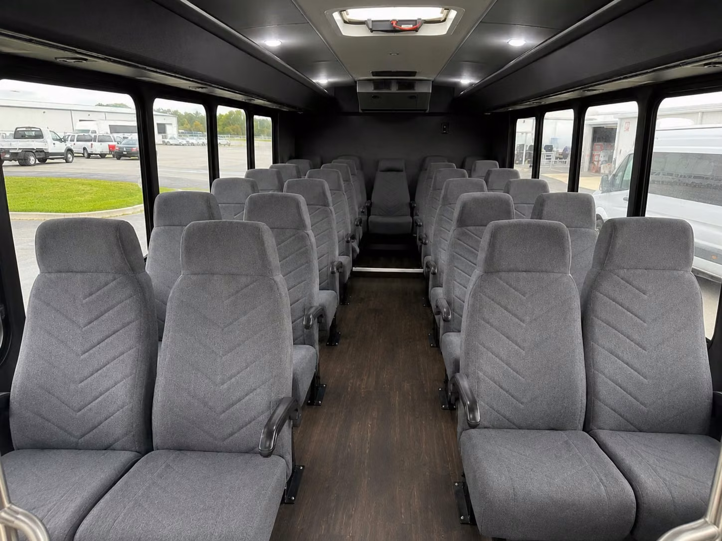 18 passenger minibus interior