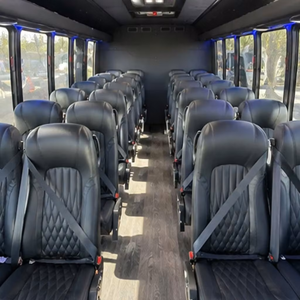 35 passenger minibus inside