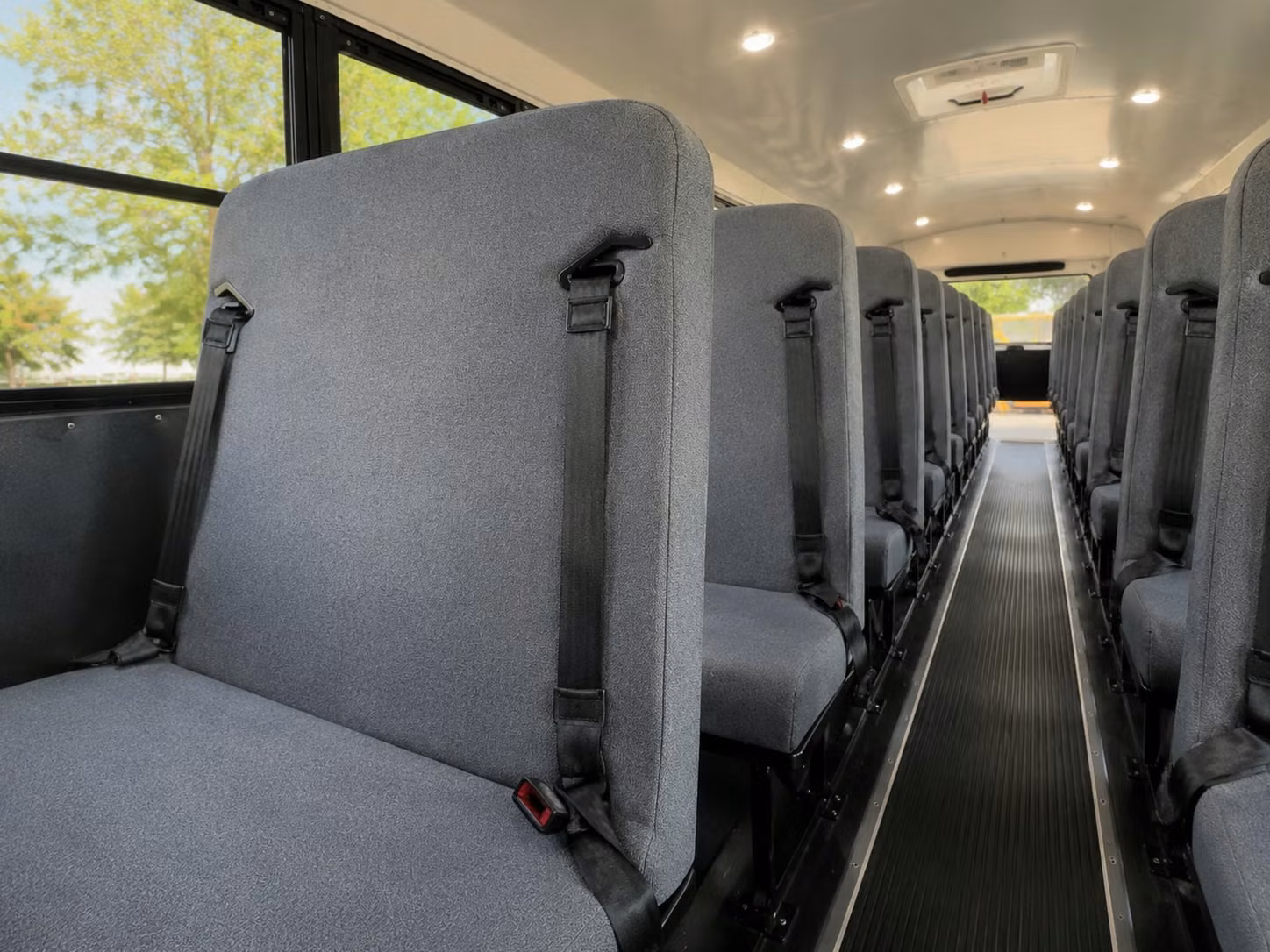 school bus interior