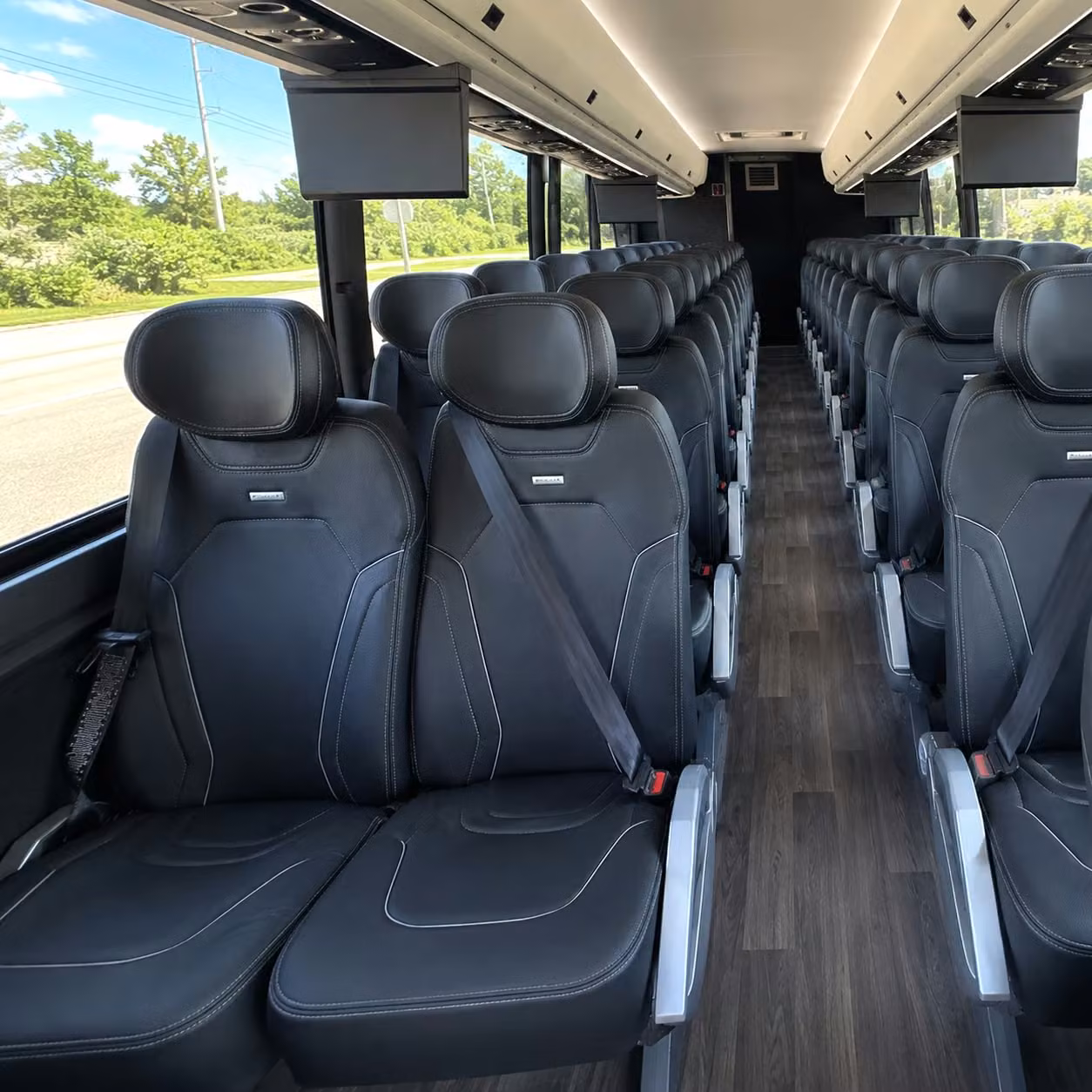 westminster charter bus interior