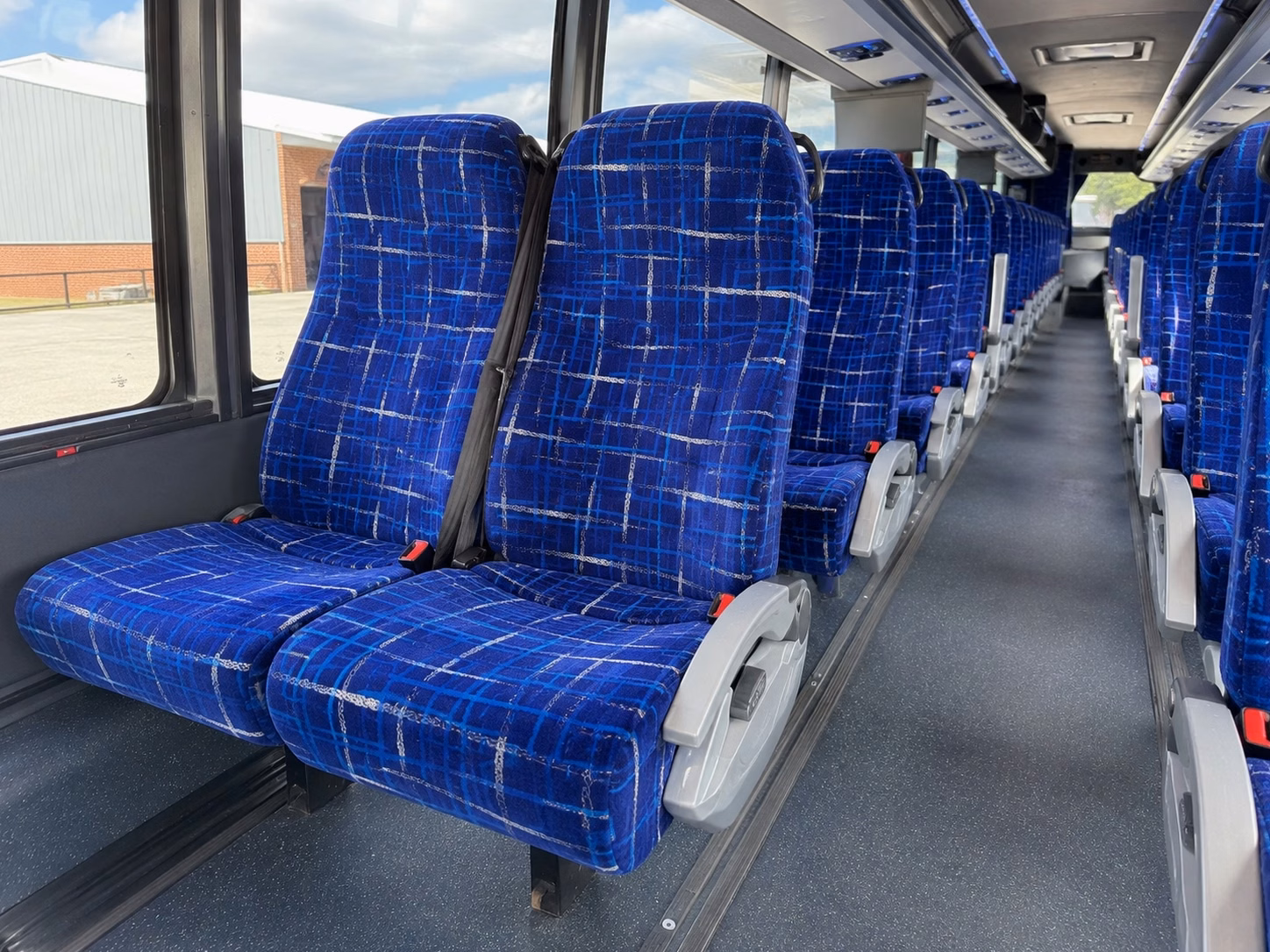 westminster charter bus rental interior